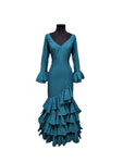 Talla 44. Traje de Flamenca Modelo Lolita. Verde 123.967€ #50759LOLITAVRD44
